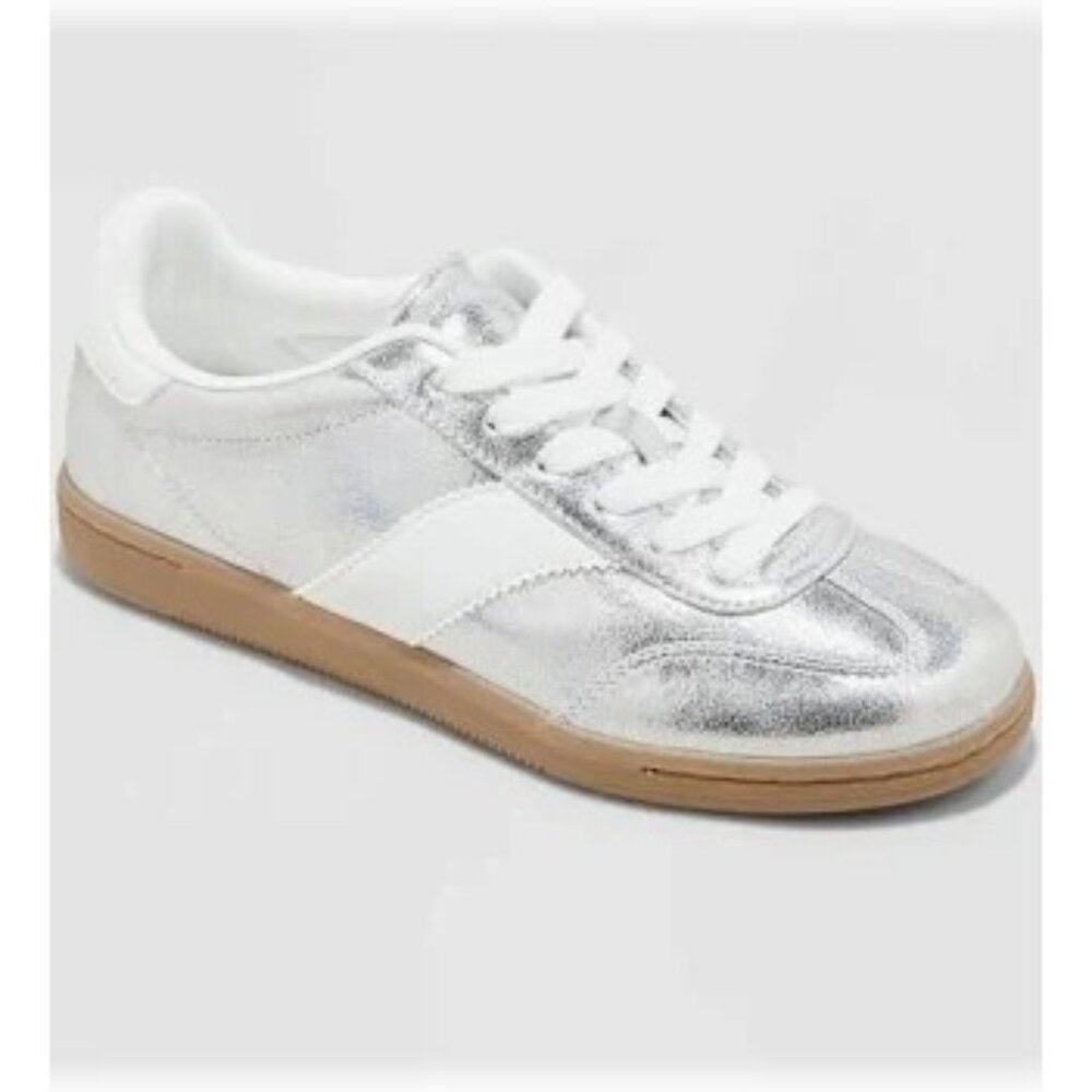 Universal Thread Silver and White Athletic Shoes